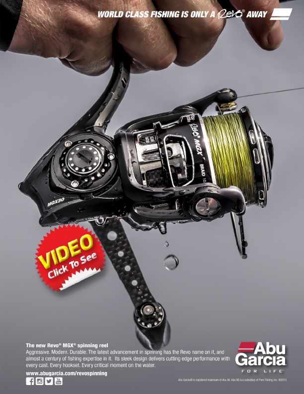 bass fishing spinning reel revo mgx review video
